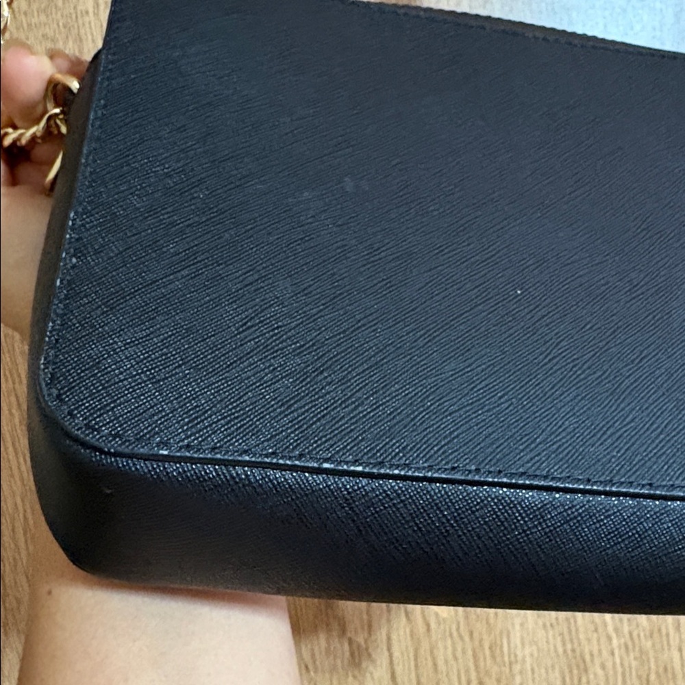 Michael Kors Black and Gold Crossbody Bag - Picture 9 of 9